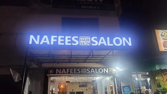 Clients being groomed at Nafees Hair Saloon